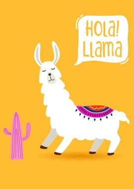 Cute LLama Alpaca Animal