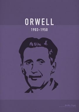 Orwell Author Art