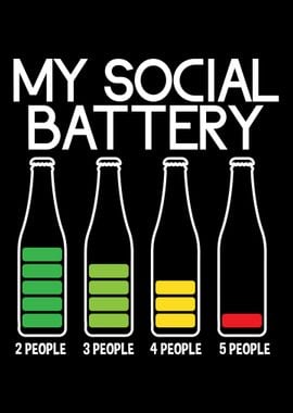 My Social Battery Beer