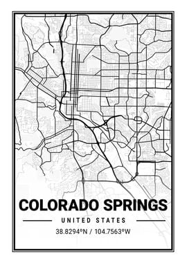 Colorado Springs Light Map