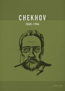 Chekhov Author Art