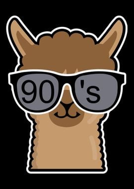 90s Party  Llama Alpaca