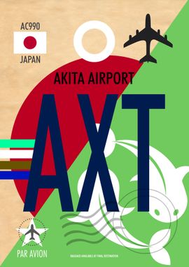 JAPAN AKITA AIRPORT AXT