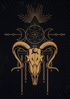 Shaman Goat Skull