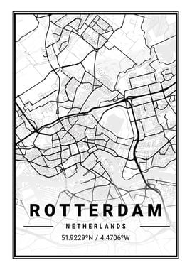 Rotterdam Light City Map