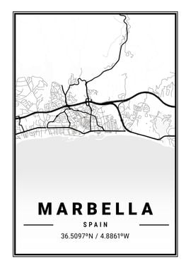 Marbella Light City Map