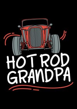 Hot Rod Grandpa For Classi