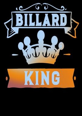 Billiard King with Crown