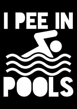 Pool Pee Pinkeln Schwimmen