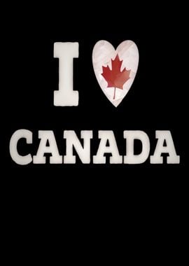 I love Canada Heart Gift