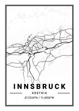 Innsbruck Light City Map