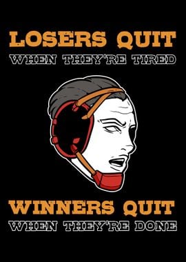 Loser Winner Quit Wrestler