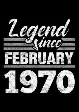 Legend Since February 1970