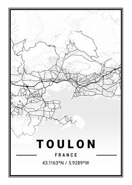 Toulon Light City Map