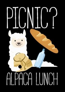 Alpaca Picnic Lunch Bag