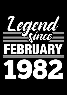 Legend Since February 1982