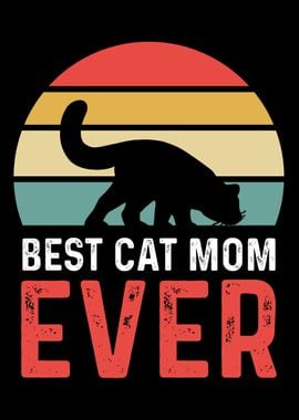 Cat Katze Mom Mutter Mama 