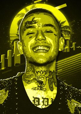 Lil Peep Yellow retro