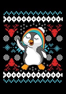 Ugly Christmas Penguin for