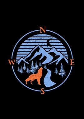 Compass Navigation wolf