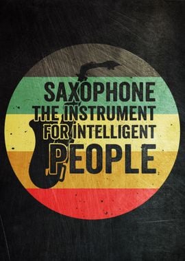 Saxophone Retro Vintage