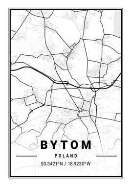 Bytom Light City Map