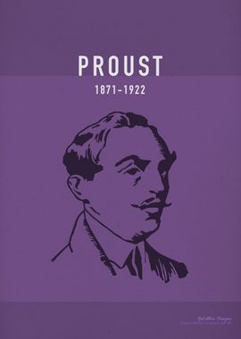 Proust Author Art 