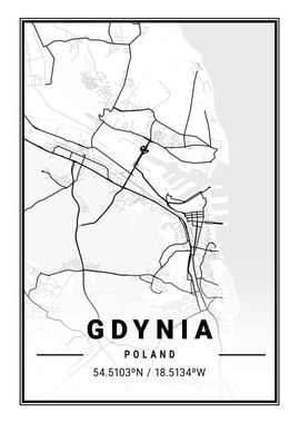 Gdynia Light City Map