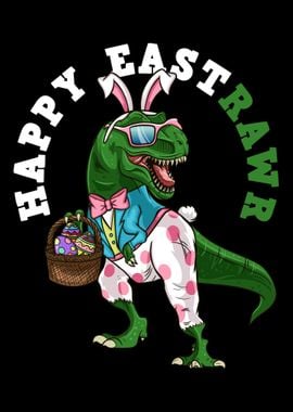 Easter Day Dino Bunny