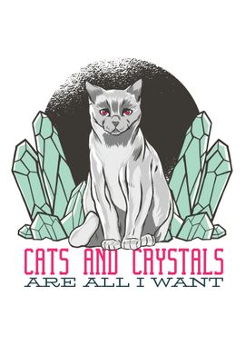 Cat and Crystal