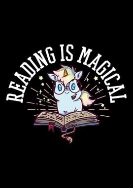 Reading Book Unicorn