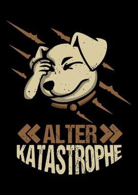 Alter Katastrophe Hund Hun