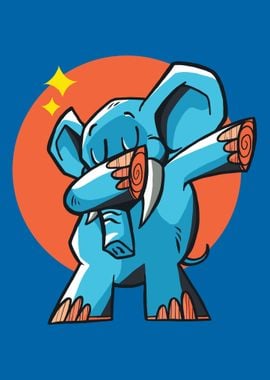 dabbing Elephant