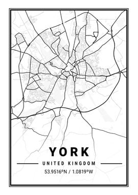 York Light City Map