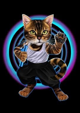 Kung Fu Bruce Cat