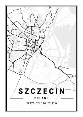 Szczecin Light City Map