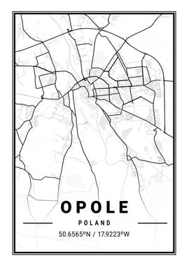 Opole Light City Map