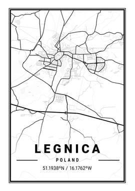 Legnica Light City Map