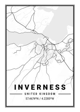 Inverness Light City Map