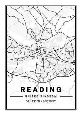 Reading Light City Map