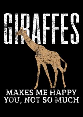 Giraffe Animals Sarcastic