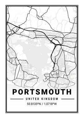 Portsmouth Light City Map