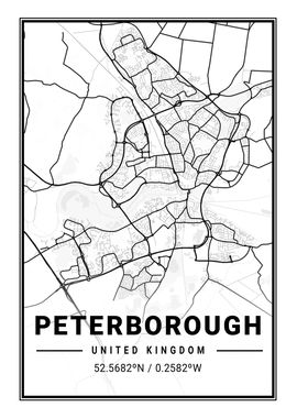 Peterborough Light Map