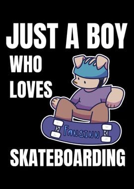 Dog Skateboard boy