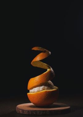 peeled orange