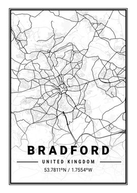 Bradford Light City Map