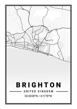 Brighton Light City Map