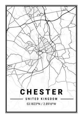 Chester Light City Map