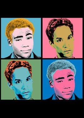 Troy and Abed Warhol