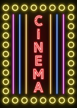 Cinema Neon Sign